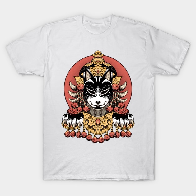 Japanese Mask T-Shirt by yudabento